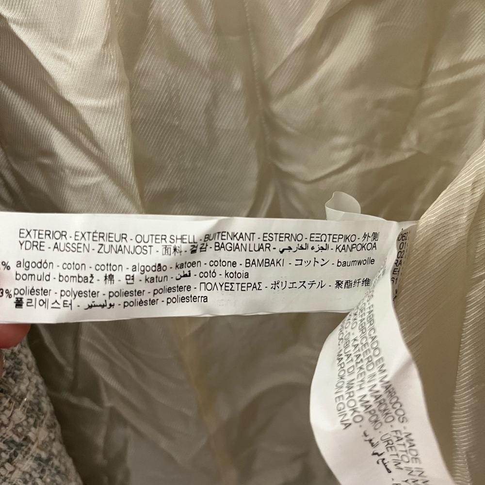 Zara Women's Classic Tweed Blazer - Picture 11 of 13